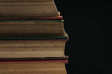 Kitap arka plan sayfaları kapatın. Makro görünümü.