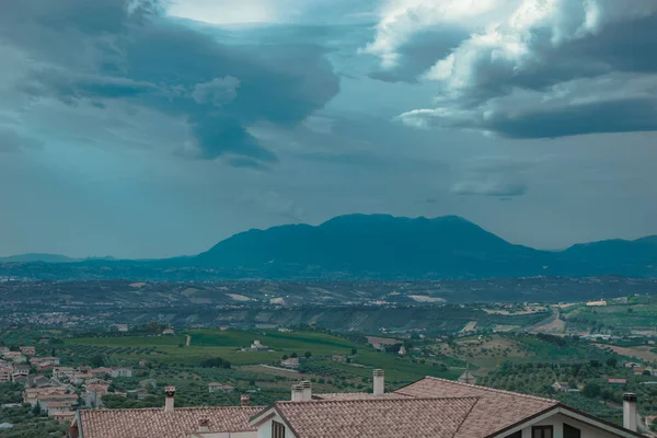 Hermoso Panorama Abruzzo Italia — Foto de Stock