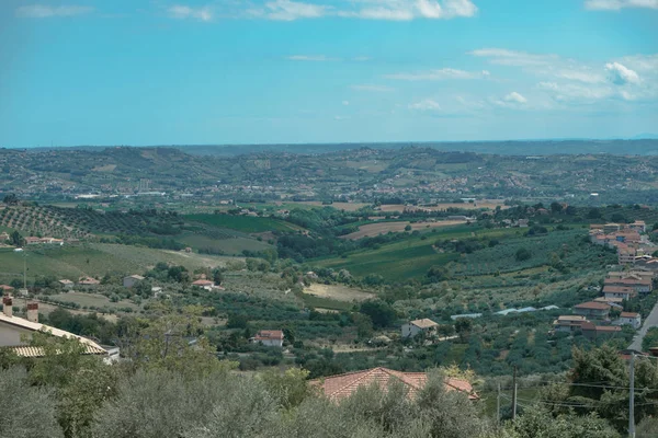 Hermoso Panorama Abruzzo Italia —  Fotos de Stock