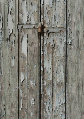 Eski ahşap kapalı kapı güzel arka plan. 