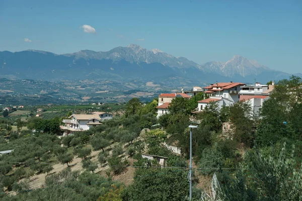 Prachtig Panorama Abruzzo Italië — Stockfoto