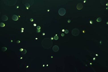 Parlak bir arka plan üzerinde güzel yeşil optik bokeh.