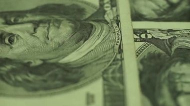 Close up Beautiful Dollars Background. Amerikan, Amerikan doları nakit para. Dolar Banknotları. Makro görünümü.