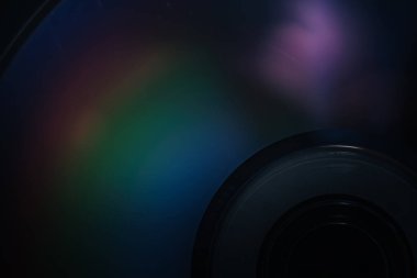 Yakın güzel Cd ve Dvd disk bant renkli arka plan.