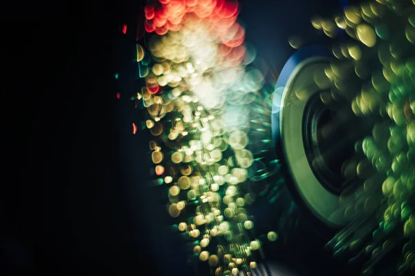 Bellissimo Disco Dvd Astratto Con Sfondo Luce Lucentezza Multicolore — Foto Stock