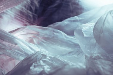 Güzel plastik torba soyut arka plan. Hayır Plastik Torba Kavramı, dünyayı kurtarmak, toprak korumak.