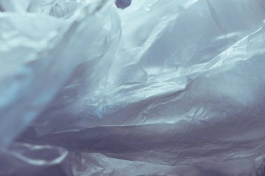 Güzel plastik torba soyut arka plan. Hayır Plastik Torba Kavramı, dünyayı kurtarmak, toprak korumak.