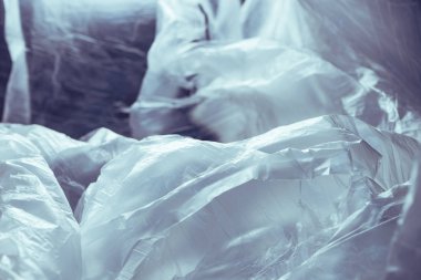 Güzel plastik torba soyut arka plan. Hayır Plastik Torba Kavramı, dünyayı kurtarmak, toprak korumak.