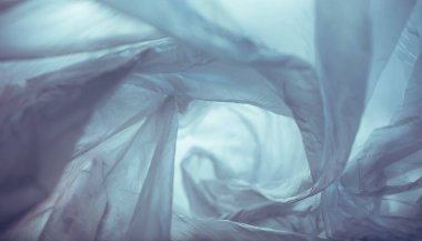 Güzel plastik torba soyut arka plan. Hayır Plastik Torba Kavramı, dünyayı kurtarmak, toprak korumak.