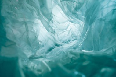 Güzel plastik torba soyut arka plan. Hayır Plastik Torba Kavramı, dünyayı kurtarmak, toprak korumak.