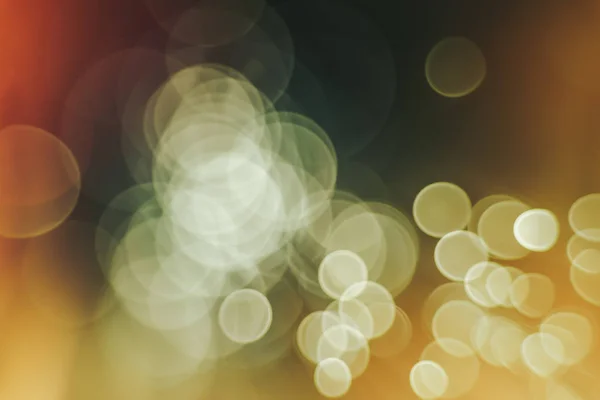 Gyönyörű Elvont Optikai Arany Fény Bokeh Sötét Háttérben — Stock Fotó