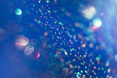 Bir deniz mavisi arka plan üzerinde güzel bokeh.