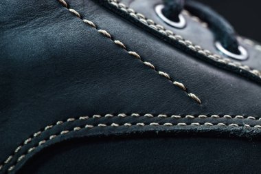 Güzel ayakkabı kapakları, arka plan dokusu. Makro fotoğrafçılık görünümü.