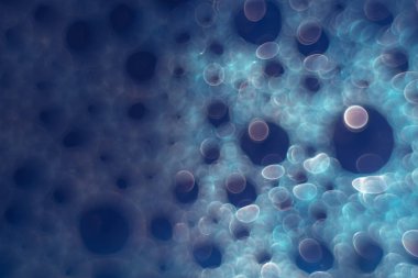 Tasarım için mavi arkaplan desenli güzel soyut bokeh. 