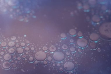 Tasarım için güzel soyut mavi baloncuklar arka plan deseni. Arkaplan, pankart için sıvı dokusu.