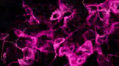 Siyah arkaplana renkli soyut mürekkep sıçraması