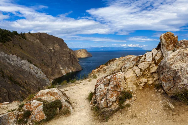 Isla Olkhon Lago Baikal Rusia — Foto de Stock