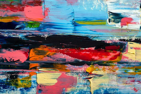 Achtergrond Van Abstracte Kunst Moderne Kunst Veelkleurige Lichte Textuur Olieverf — Stockfoto