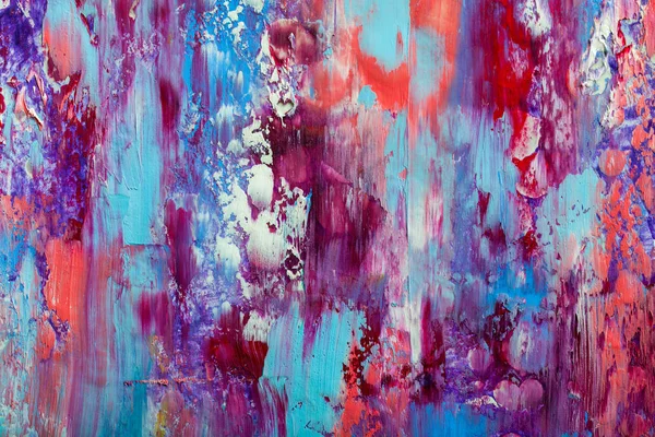Soyut sanat arka plan. Modern sanat. Çok renkli parlak doku. Yağlıboya Resim .