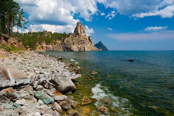 Maravilloso Día Verano Lago Baikal — Foto de Stock