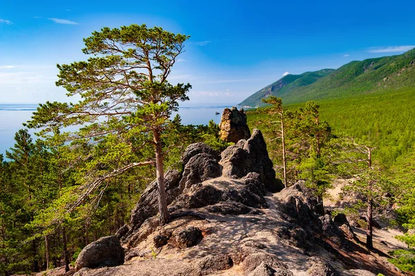 Maravilhoso Dia Verão Lago Baikal — Fotografia de Stock