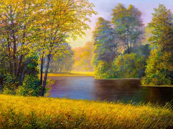 Oil painting landscape