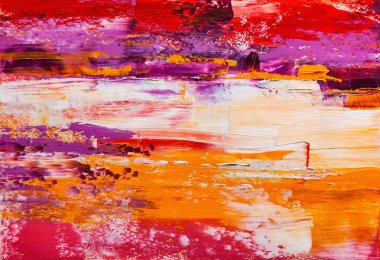 Soyut resimler. El çizimi yağlı boya. Renk dokusu. 