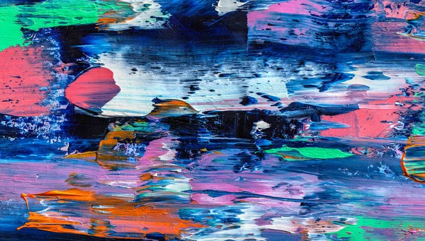 Pinturas abstractas. Pintura al óleo dibujada a mano. Textura de color. — Foto de Stock
