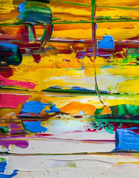 Abstrakta målningar. Handritad oljemålning. Färg struktur. — Stockfoto
