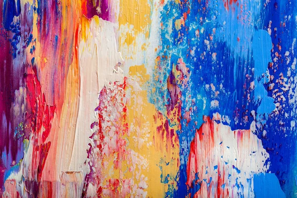 Pinturas abstratas. Pintura a óleo desenhada à mão. Textura da cor. — Fotografia de Stock