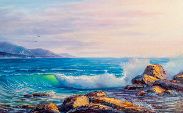 painting seascape