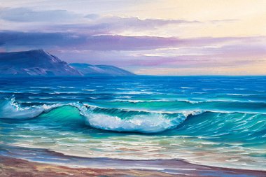 boyama deniz manzarası