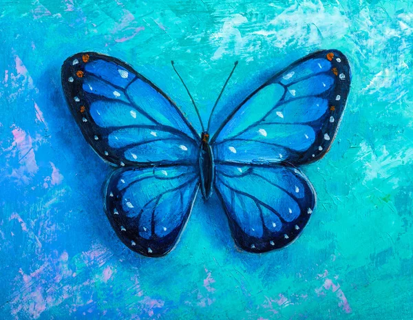 Pittura astratta farfalla — Foto Stock