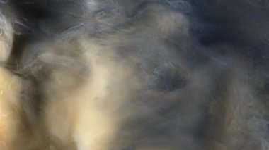 Renkli akrilik bulut soyut duman patlama animasyon. Görünümü kapat