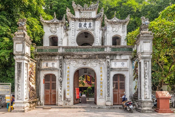 Πύλη Εισόδου Στον 11Ο Αιώνα Quan Thanh Ναό Tran Ναός — Φωτογραφία Αρχείου