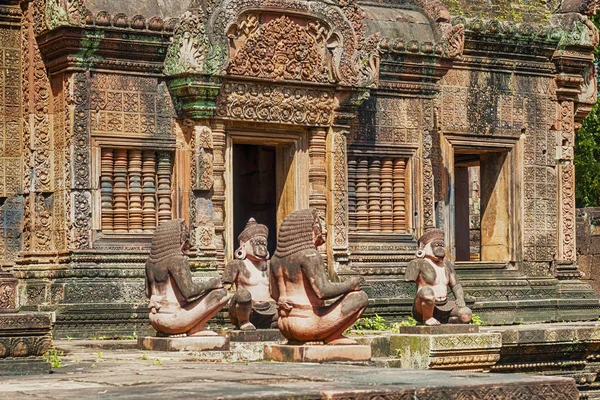 Banteay Srei Ist Ein Kambodschanischer Tempel Aus Dem Jahrhundert Der — Stockfoto