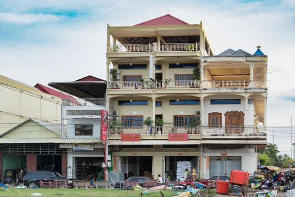 식민지 건물에는 캄보디아에서의 Stung 2017 — 스톡 사진