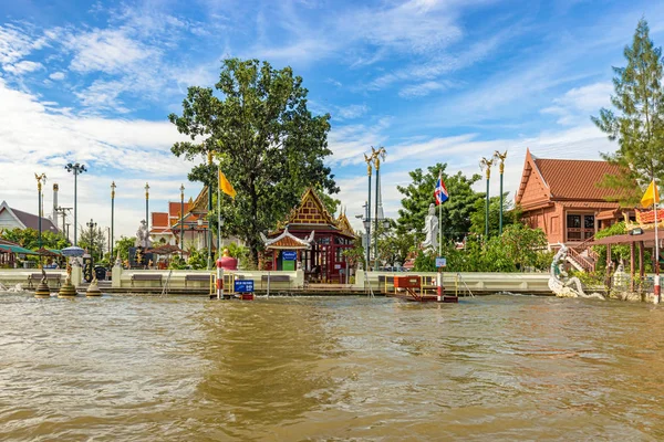 Bangkok Tailandia Nov 2017 Vista Las Casas Largo Del Canal —  Fotos de Stock