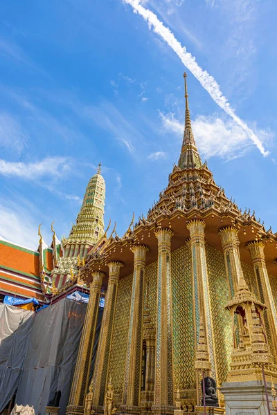 Пагода Изумрудного Будды Ват Пхра Кеу Бангкоке Таиланд — стоковое фото