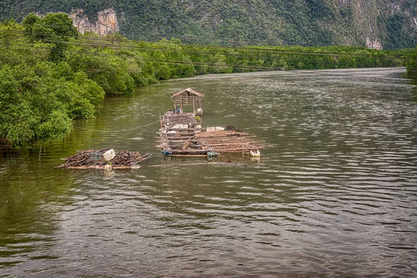 Malerische Landschaft Südosten Thailands Auf Dem Weg Von Kapong Nach — Stockfoto