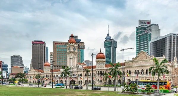 Kuala Lumpur Malásia Janeiro 2018 Edifício Sultan Abdul Samad Edifícios — Fotografia de Stock