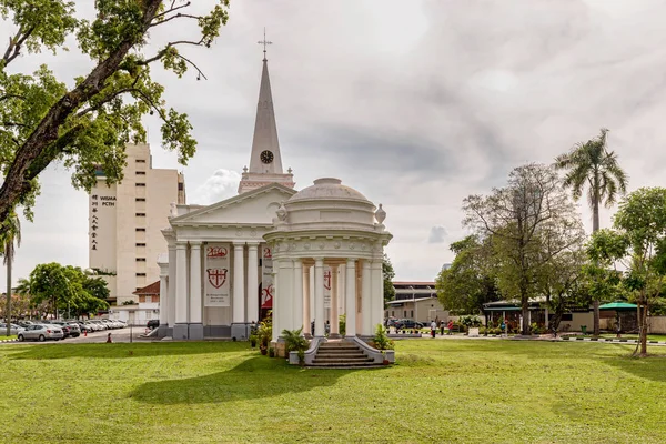 Τζωρτζτάουν Penang Μαλαισία Δεκ 2017 Εκκλησία Του Αγίου Γεωργίου Χτίστηκε — Φωτογραφία Αρχείου