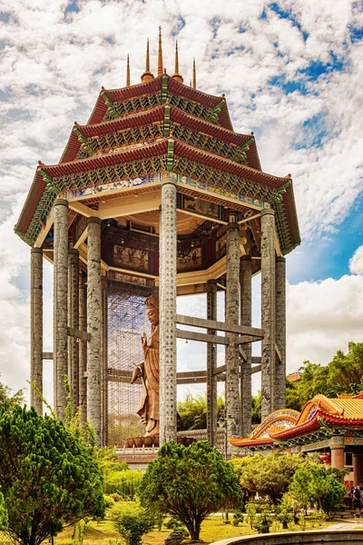 Penang Malaisie Décembre 2017 Statue Guanyin Déesse Miséricorde Temple Bouddhiste — Photo