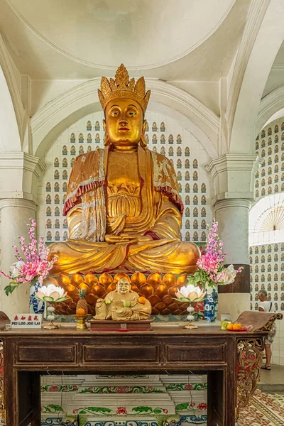 ペナン マレーシア 2017 Kek Lok ペナンの仏塔内仏教神 Pei トイレ ライ像 マレーシア最大の仏教寺院をするという — ストック写真