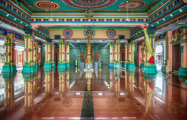 Kuala Lumpur Malaisie Décembre 2017 Vue Dans Salle Prière Temple — Photo