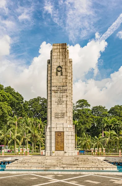 Kuala Lumpur Malasia Dec 2017 Cenotafio Cerca Del Monumento Nacional —  Fotos de Stock