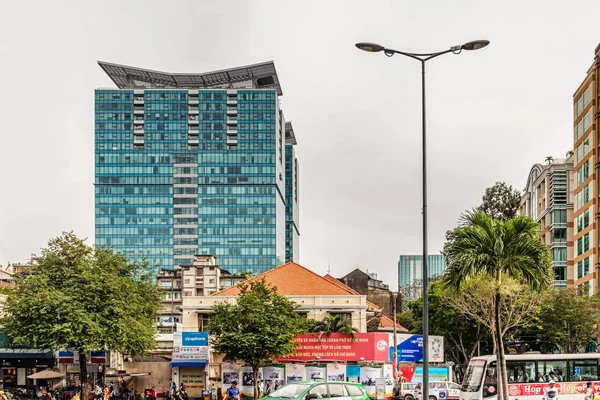 Chi Minh Vietnam Dec 2017 Moderna Byggnader Chi Minh City — Stockfoto