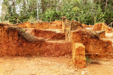 Arkeolojik kazı Medellin, Kolombiya erken İspanyol yerleşim sitesinde.