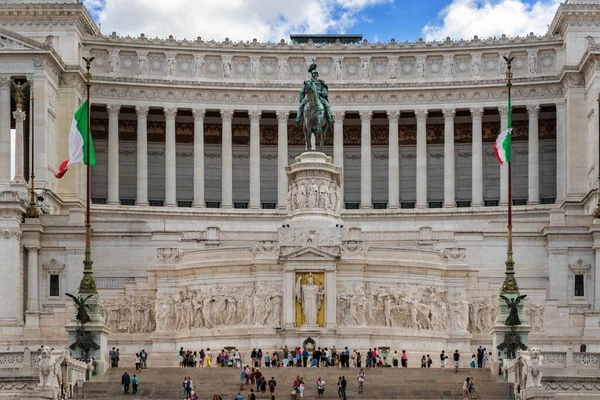 Rome Italy September 2014 View National Monument Dedicated Victor Emmanuel — Stock Photo, Image