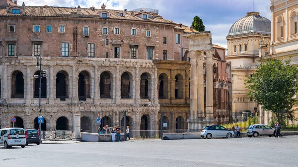 Rome Italie 1Er Septembre 2014 Vue Théâtre Marcellus Construit Par — Photo